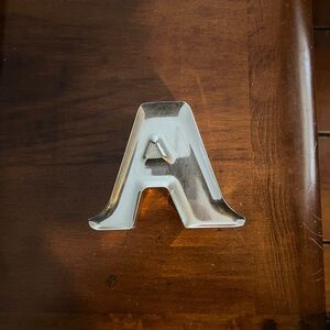 FOR YOUR EASE ONLY SILVER JEWELRY BOX LETTER A